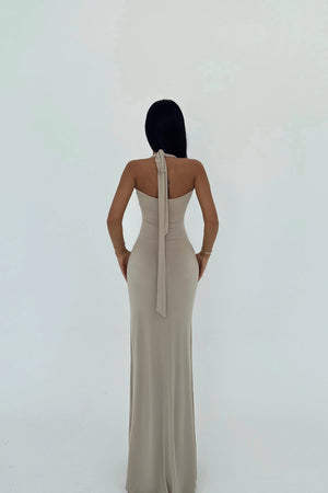 Sloane Halter Neck Maxi Dress