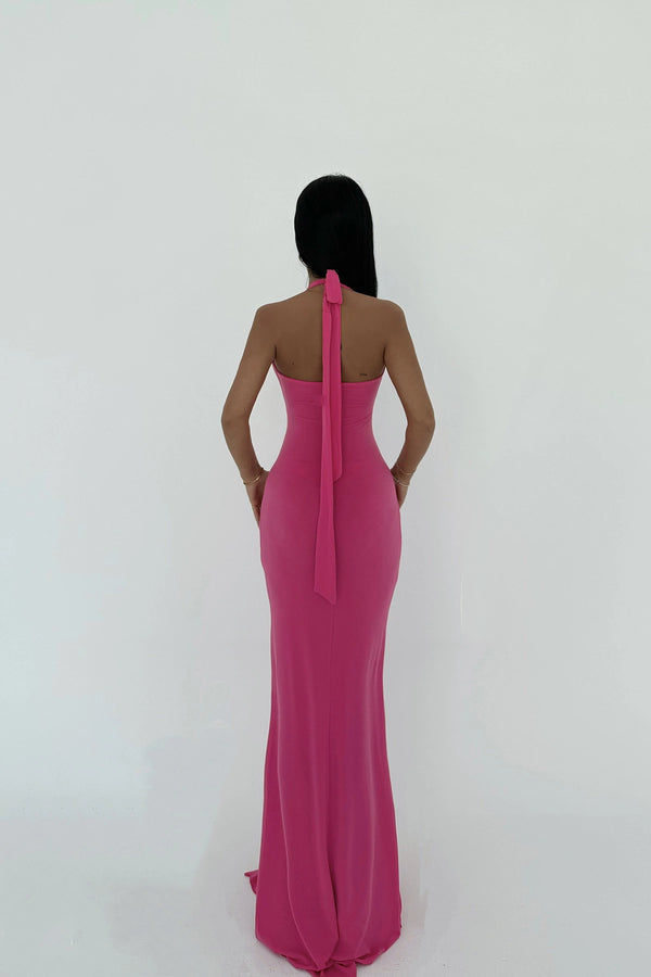 Sloane Halter Neck Maxi Dress
