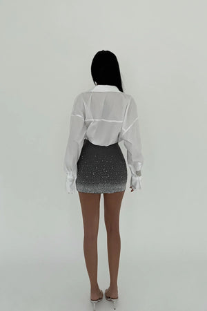 Sisu Stone Mini Skirt With Stones