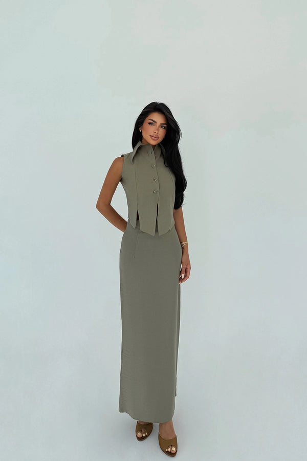 Sheril Sleeveless Maxi Suit