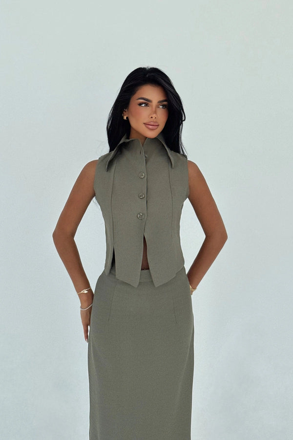 Sheril Sleeveless Maxi Suit