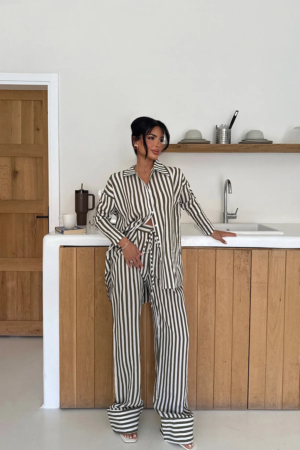 Aleida Striped Suit