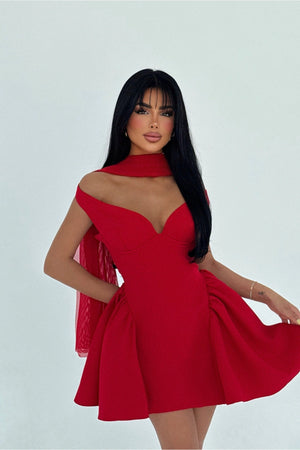 Maeve  Fit & Flare Mini Dress
