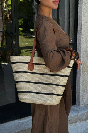 Striped Sleeve Bag
