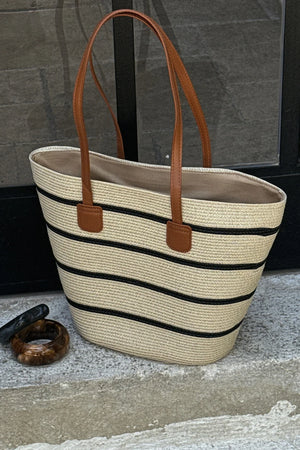 Striped Sleeve Bag