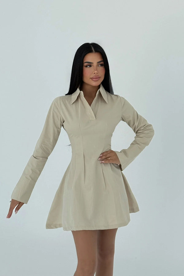 Herda Flared Mini Dress