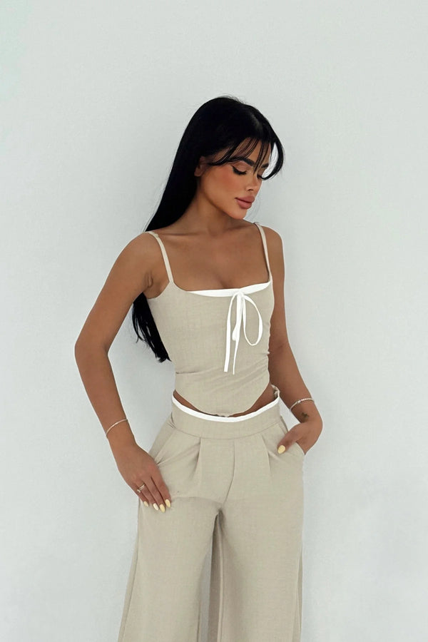 Agnesa Sleeveless Set