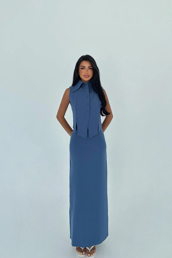 Sheril Sleeveless Maxi Suit