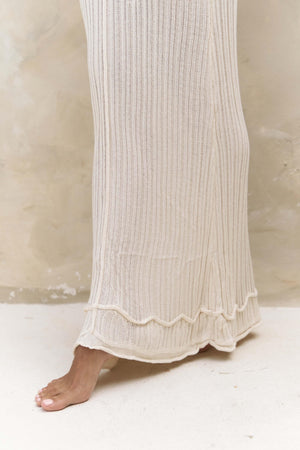 Matias Back Low-Cut Knitwear Maxi Dress