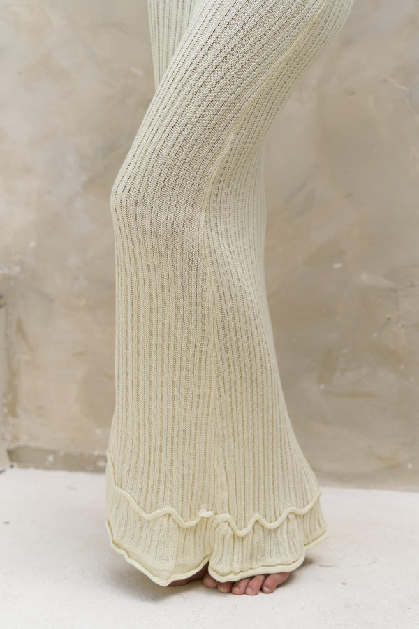 Matias Back Low-Cut Knitwear Maxi Dress