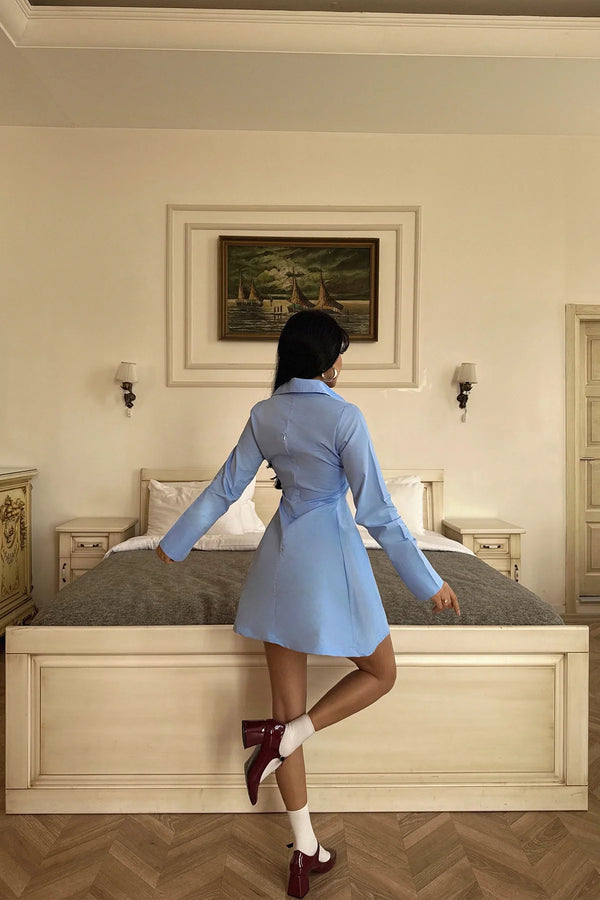 Herda Flared Mini Dress