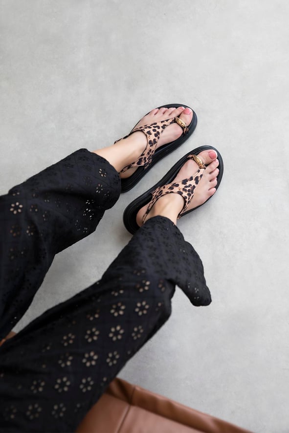 Savannah T-Strap Comfort Sandals