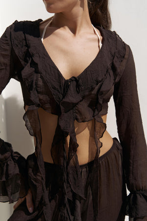 Bohemian Ruffle Top Set