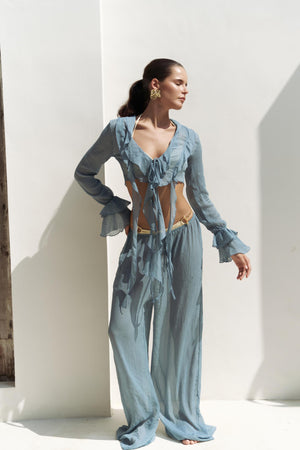 Bohemian Ruffle Top Set
