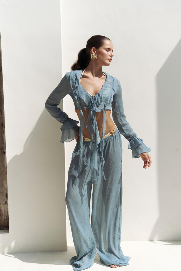Bohemian Ruffle Top Set