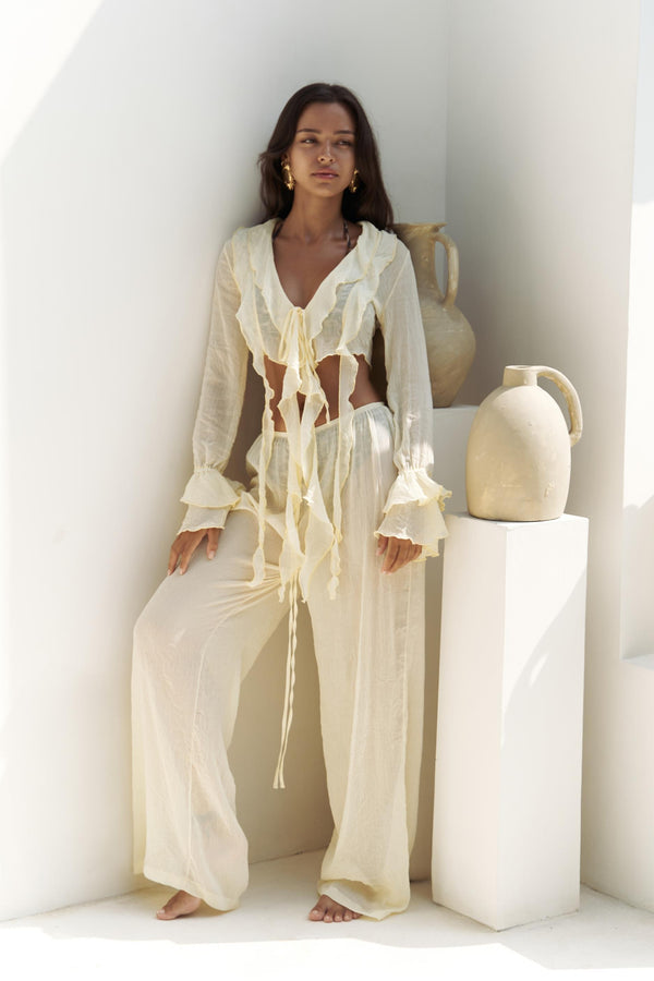 Bohemian Ruffle Top Set