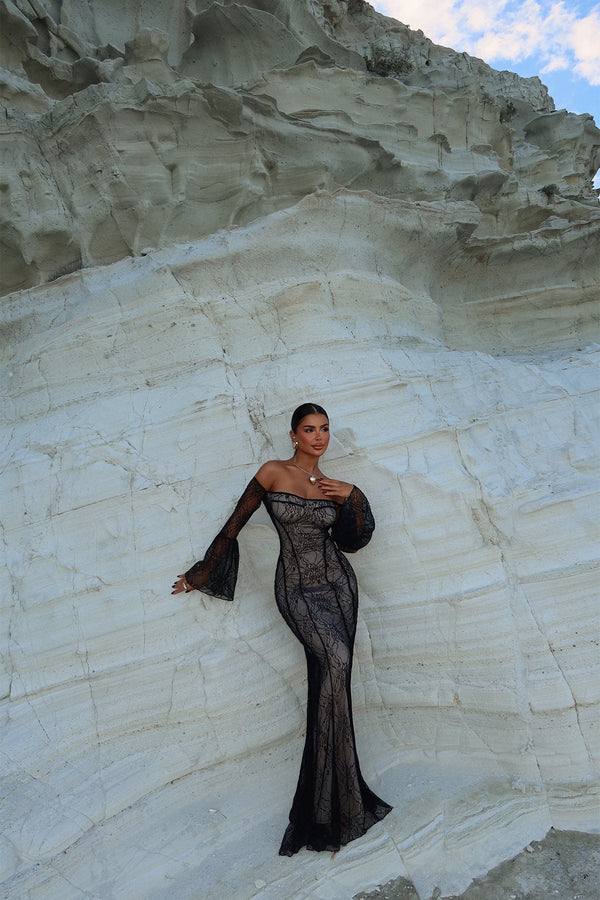Marianna Lace Long Dress