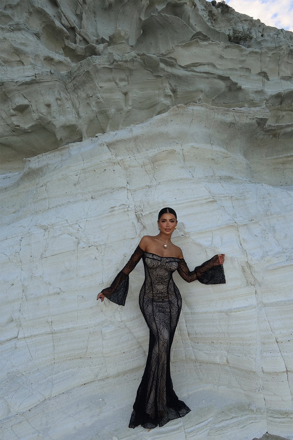 Marianna Lace Long Dress