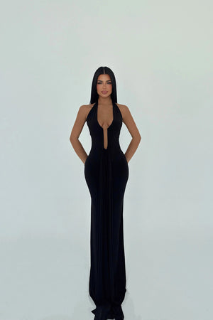 Sloane Halter Neck Maxi Dress