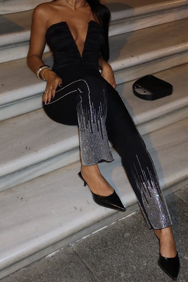 Peta Stone Glitter Trousers