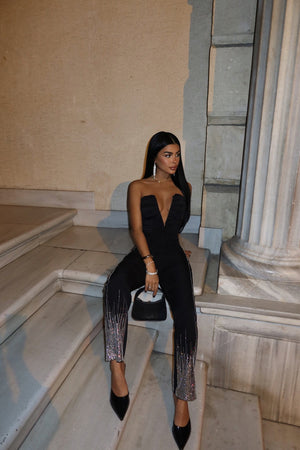 Peta Stone Glitter Trousers