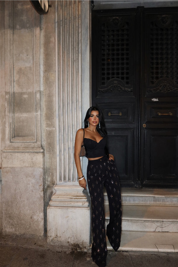 Phila Stone Glitter Trousers