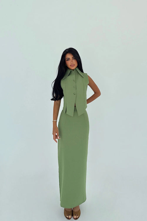 Sheril Sleeveless Maxi Suit