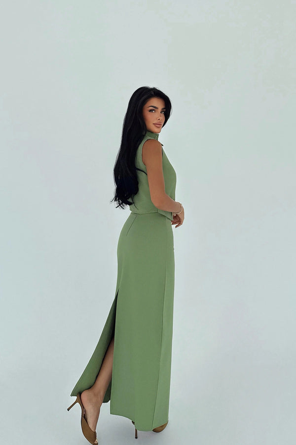 Sheril Sleeveless Maxi Suit